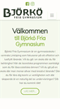 Mobile Screenshot of bjorkofriagymnasium.se
